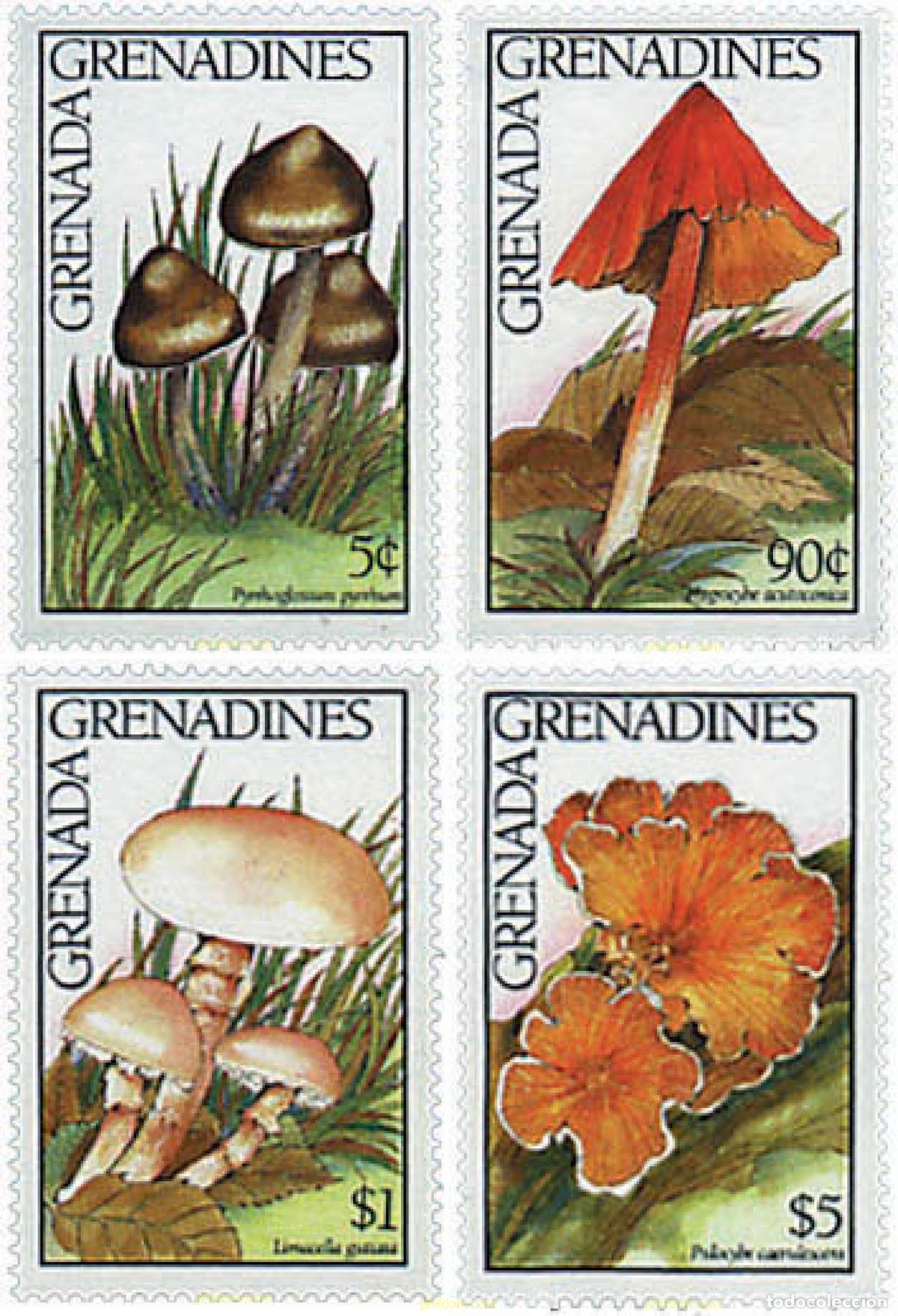Sellos: 253400 MNH GRANADA GRANADINAS 1991 SETAS - Foto 1