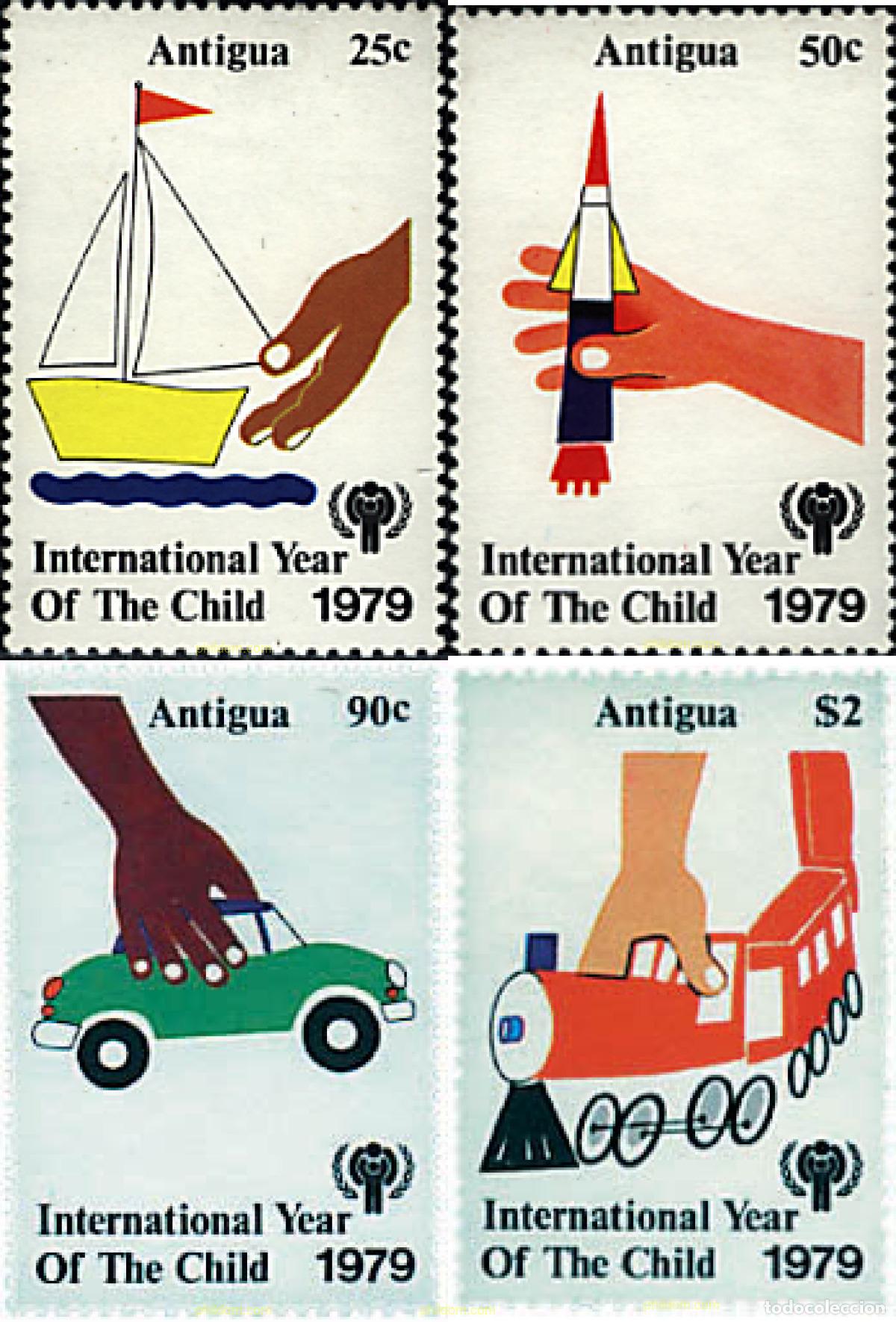 Sellos: 57172 MNH ANTIGUA 1979 A&Ntilde;O INTERNACIONAL DEL NI&Ntilde;O
