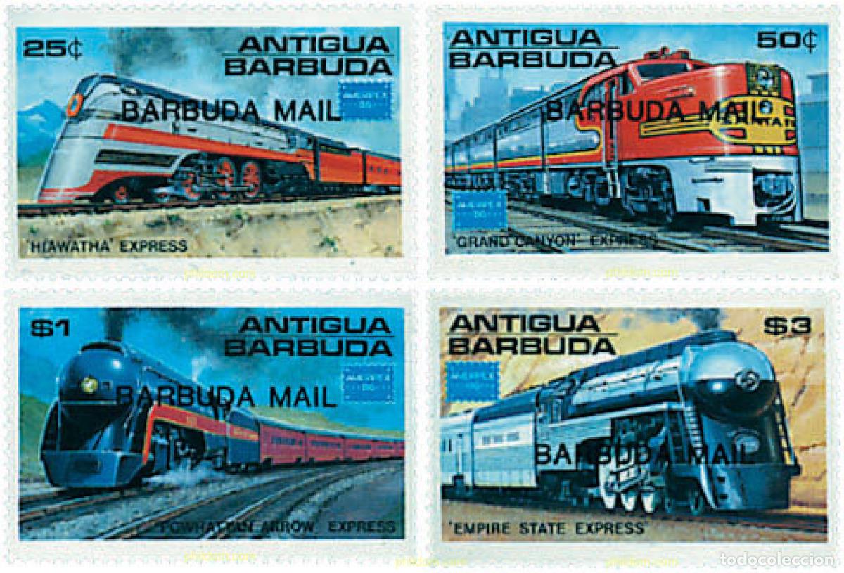 Sellos: 57365 MNH BARBUDA 1986 AMERIPEX 86. EXPOSICION FILATELICA INTERNACIONAL
