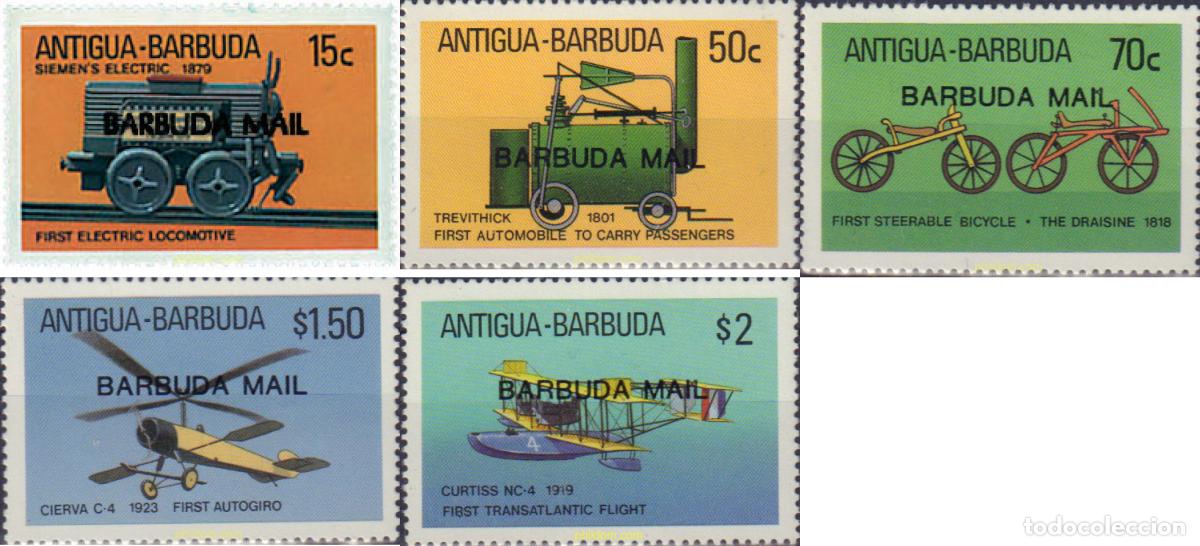 Sellos: 57368 MNH BARBUDA 1987 MEDIOS DE TRANSPORTE