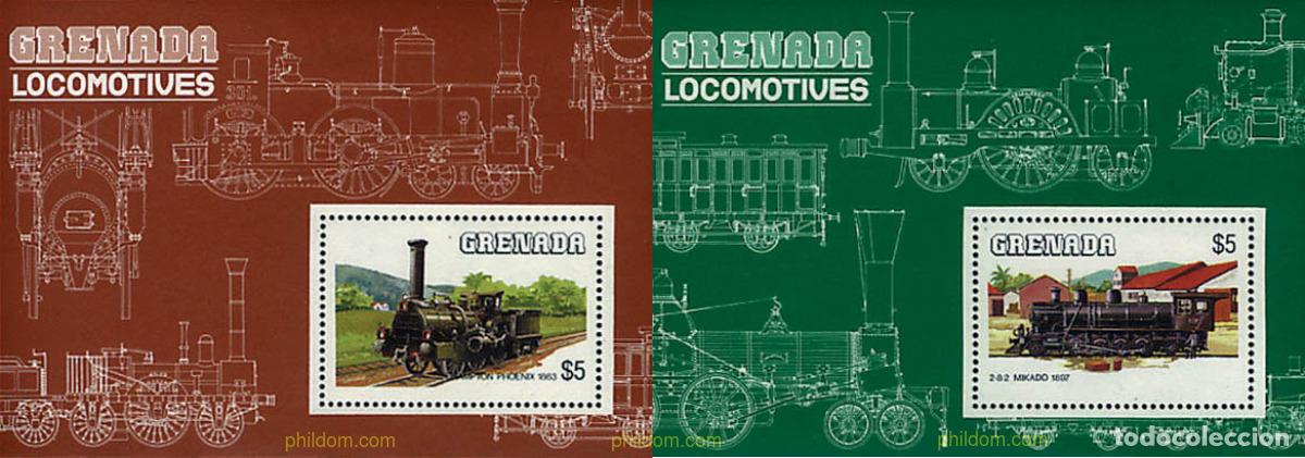 Stamps: 59831 MNH GRANADA 1984 LOCOMOTORAS ANTIGUAS