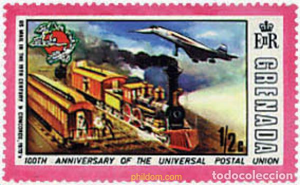 Sellos: 679102 MNH GRANADA 1974 CENTENARIO DE LA UNION POSTAL UNIVERSAL - Foto 1