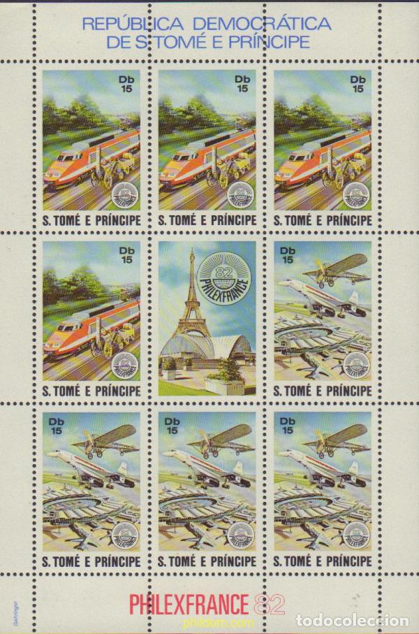 Sellos: 367808 MNH SANTO TOME Y PRINCIPE 1982 PHILEXFRANCE 82. EXPOSICION FILATELICA INTERNACIONAL