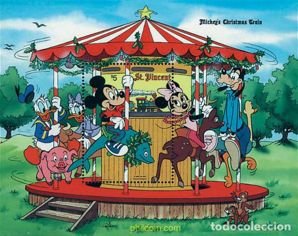 Sellos: 603514 MNH SAN VICENTE 1988 EL TREN DE NAVIDAD