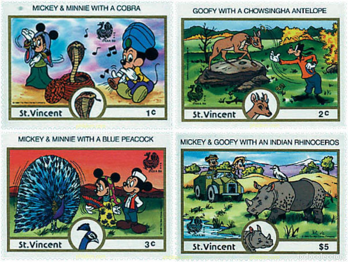 Sellos: 360113 MNH SAN VICENTE 1989 INDIA 89. EXPOSICION FILATELICA INTERNACIONAL