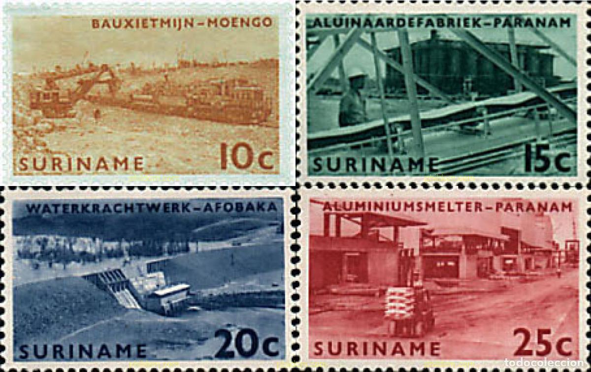 Sellos: 59040 MNH SURINAM 1965 COMPLEJO HIDROELECTRICO DE BROKOPONDO