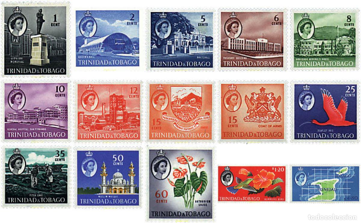 Sellos: 92311 MNH TRINIDAD Y TOBAGO 1960 REINA ELISABETH II