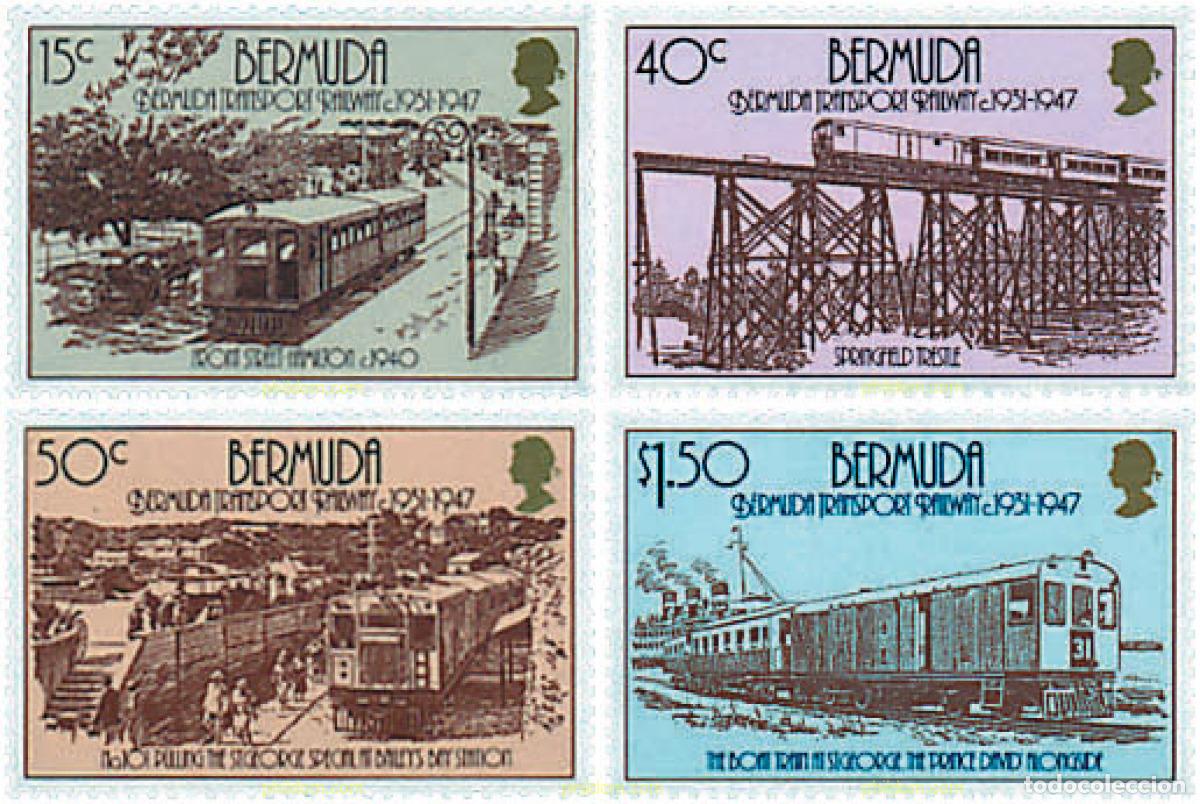Sellos: 57399 MNH BERMUDAS 1987 TRANSPORTES EN LAS BERMUDAS