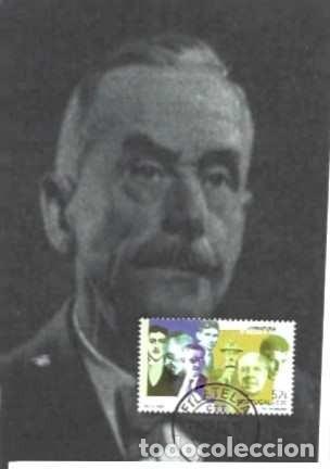 Sellos: Portugal y Maxima, figuras de la literatura del siglo XX, Thomas Mann, Lisboa 2000 (38)