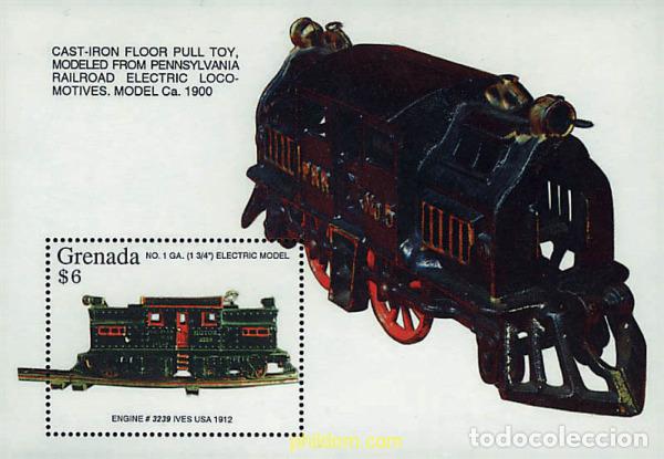 Sellos: 212494 MNH GRANADA 1992 MODELOS A ESCALA DE TRENES