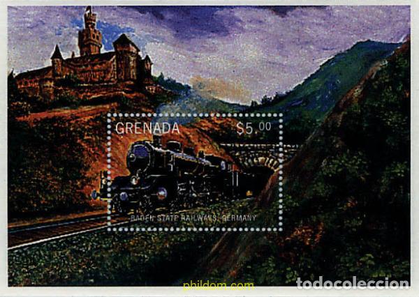 Sellos: 212487 MNH GRANADA 1996 LOCOMOTORAS ANTIGUAS