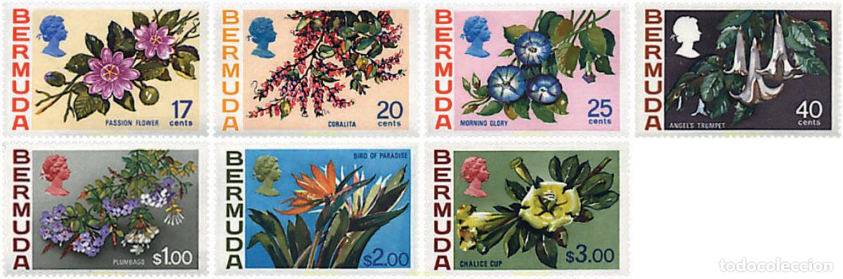 Sellos: 98082 MNH BERMUDAS 1975 FLORES