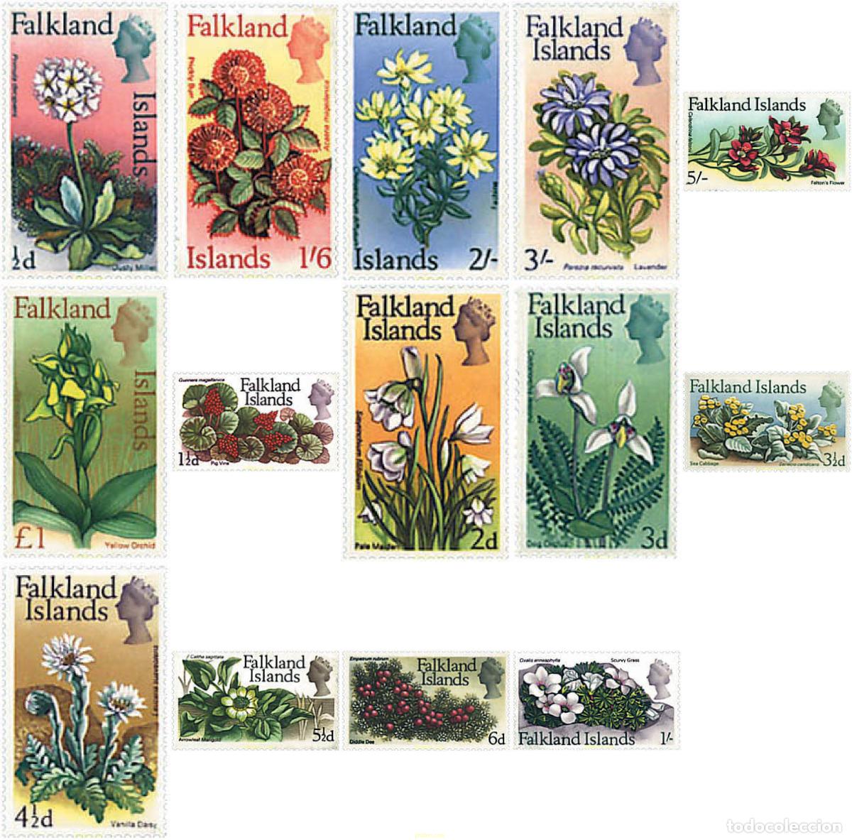 Sellos: 327048 HINGED FALKLAND 1968 FLORES