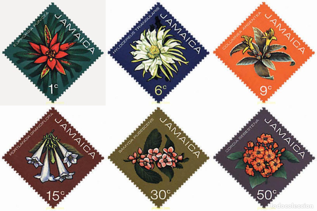 Sellos: 91921 MNH JAMAICA 1973 FLORES