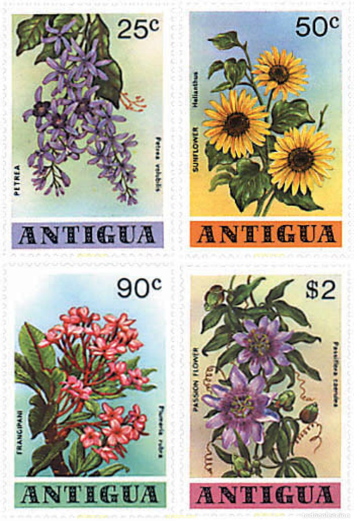 Selos: 98049 MNH ANTIGUA 1978 FLORES DE ANTIGUA