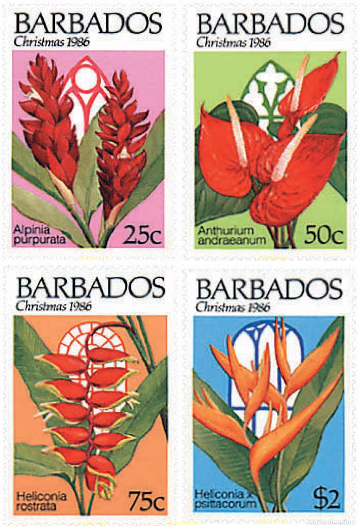 Sellos: 80928 MNH BARBADOS 1986 NAVIDAD - Foto 1