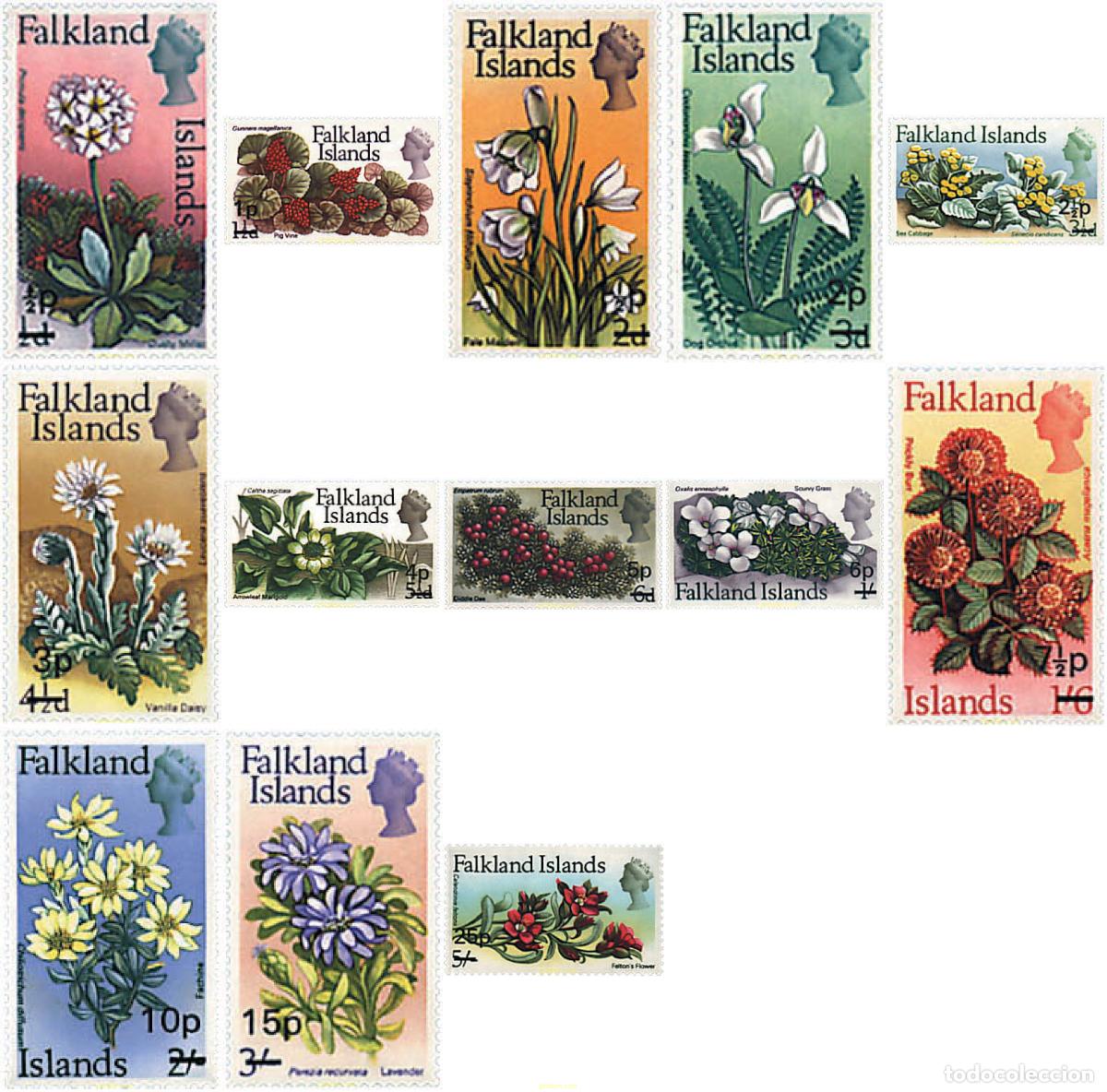 Sellos: 98792 MNH FALKLAND 1971 FLORES DE ETIOPIA