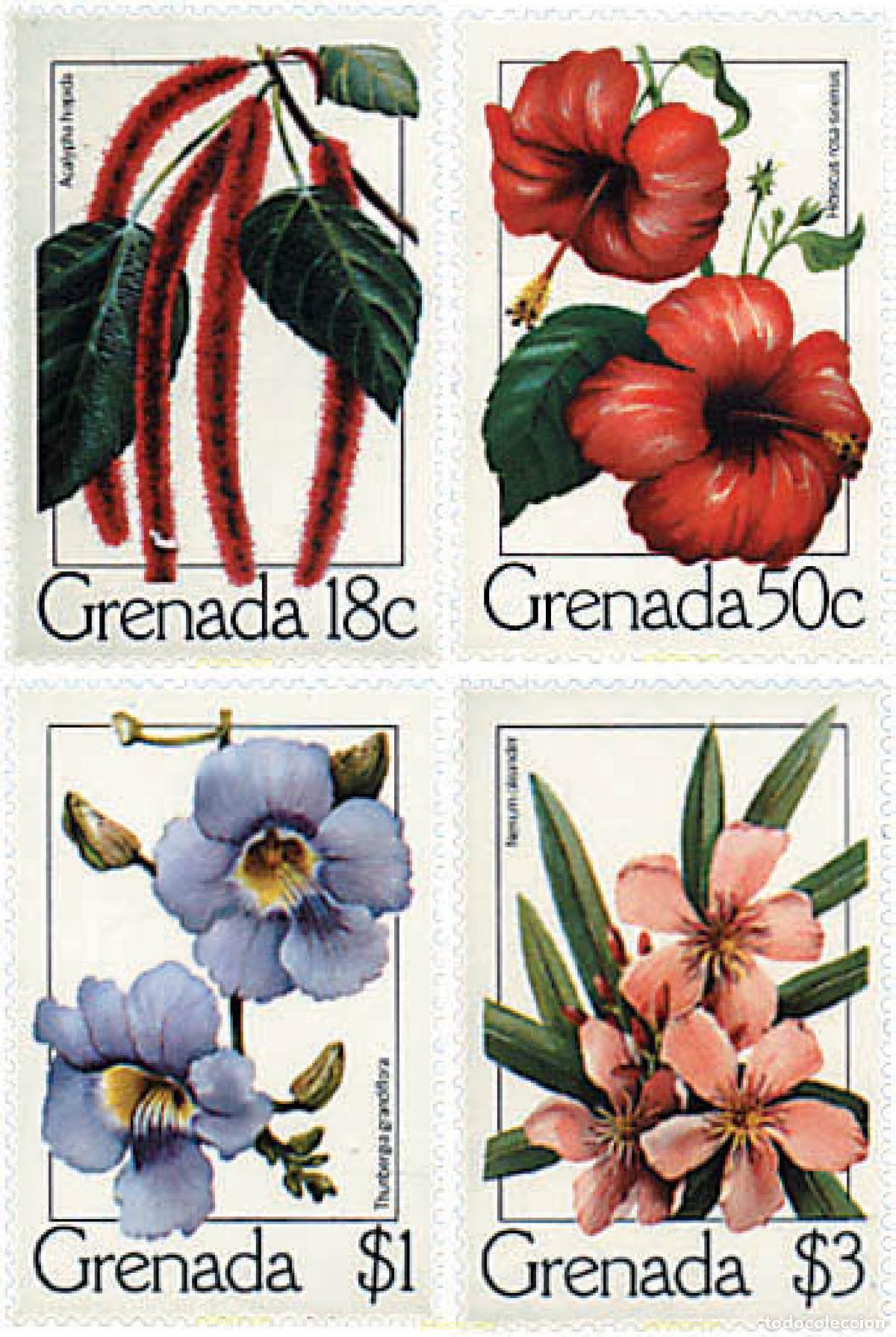 Sellos: 91337 MNH GRANADA 1979 FLORES DE GRANADA