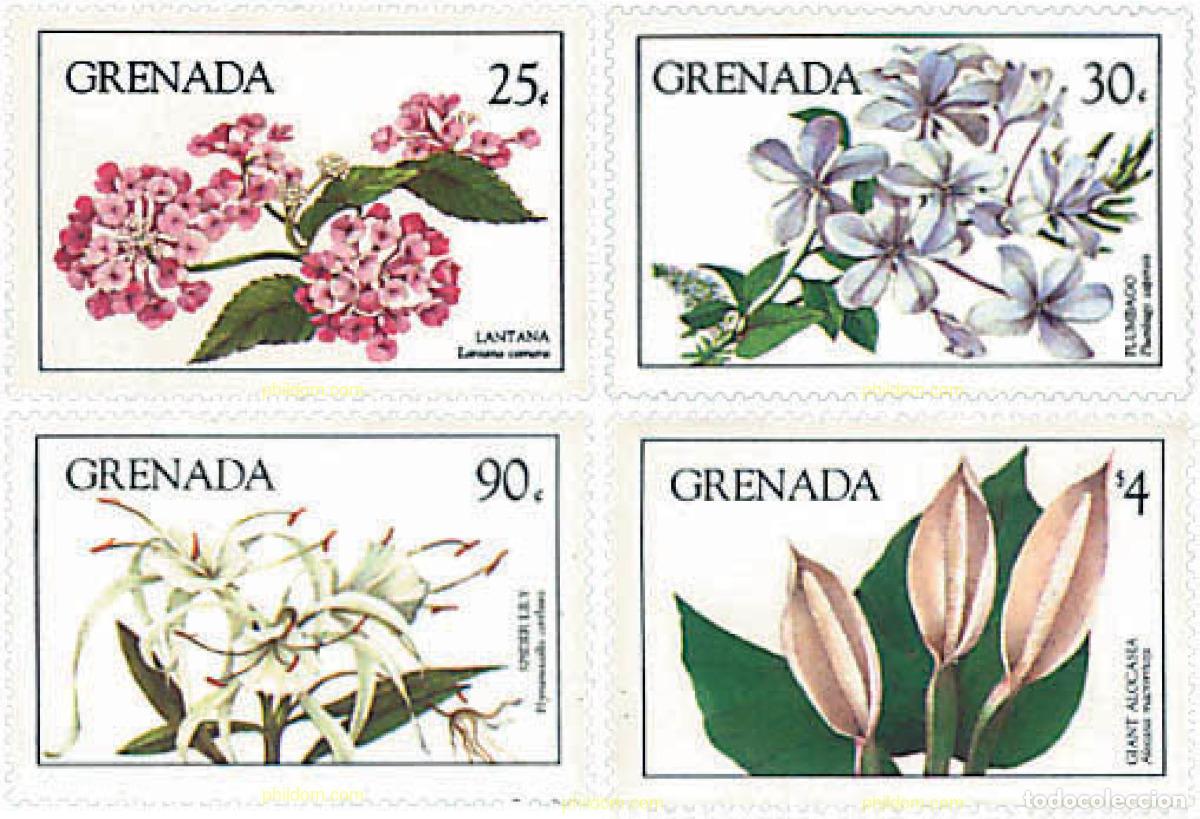 Sellos: 93355 MNH GRANADA 1984 FLORES - Foto 1