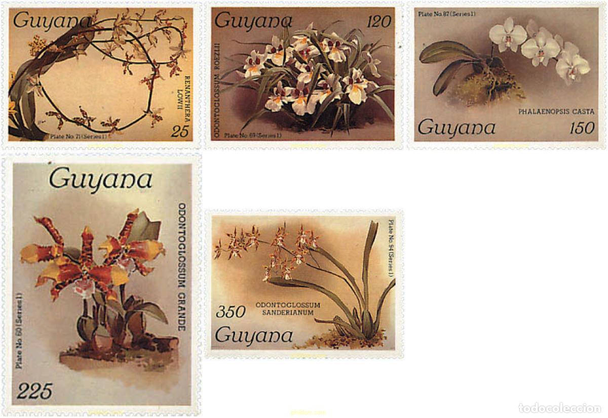 Sellos: 85596 MNH GUYANA 1986 ORQUIDEAS - Foto 1