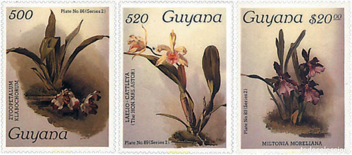 Sellos: 86139 MNH GUYANA 1987 ORQUIDEAS - Foto 1