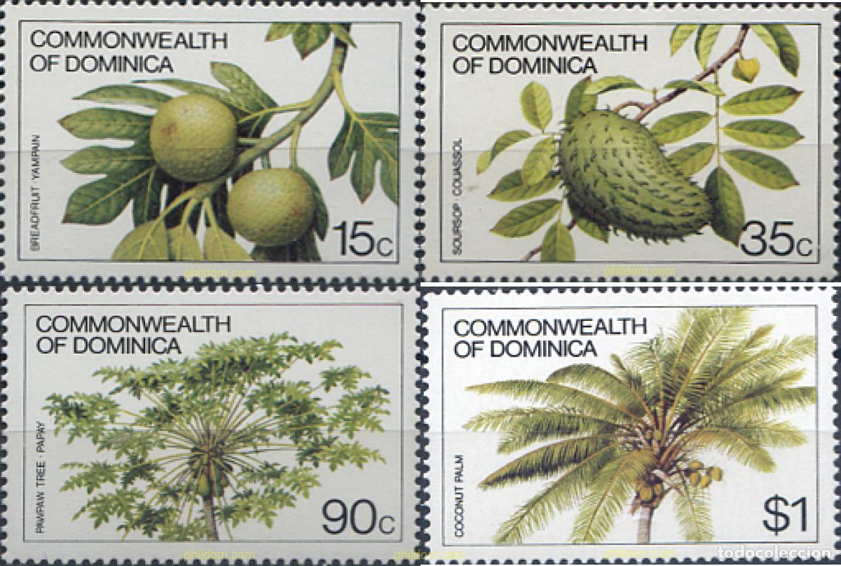 Sellos: 327174 MNH DOMINICA 1981 FLORES DE ARBOLES