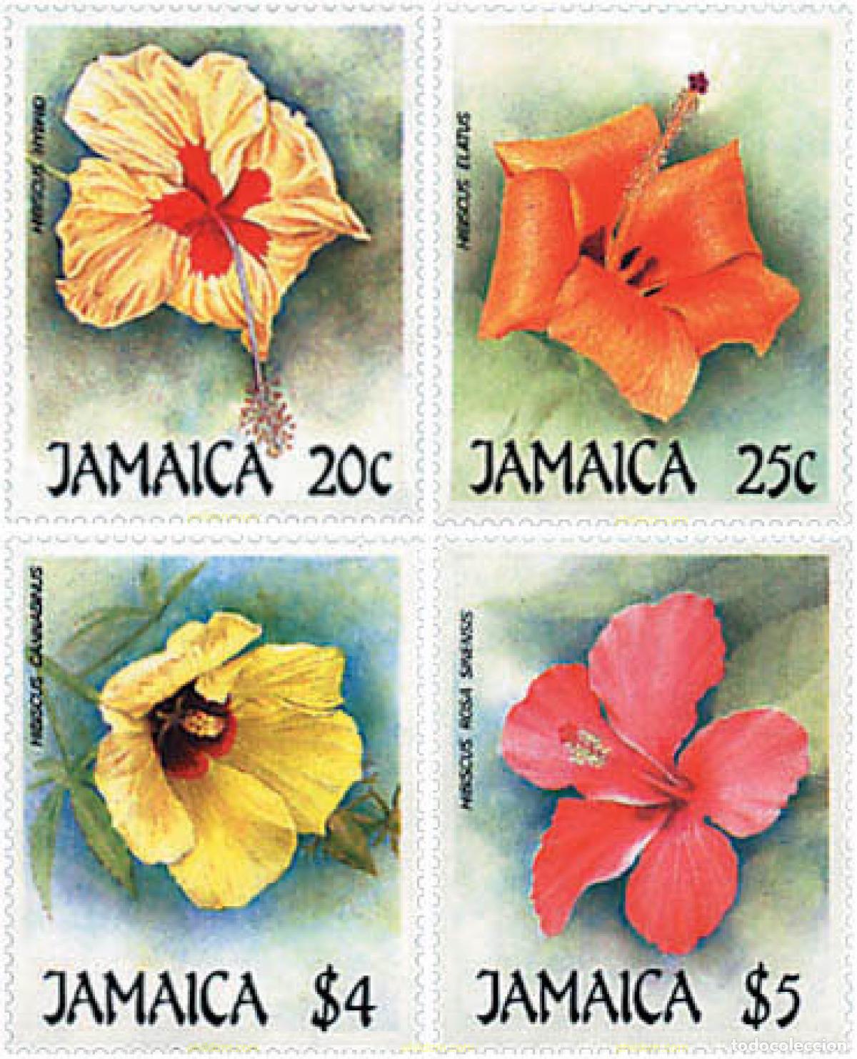 Sellos: 91916 MNH JAMAICA 1987 NAVIDAD. FLORES