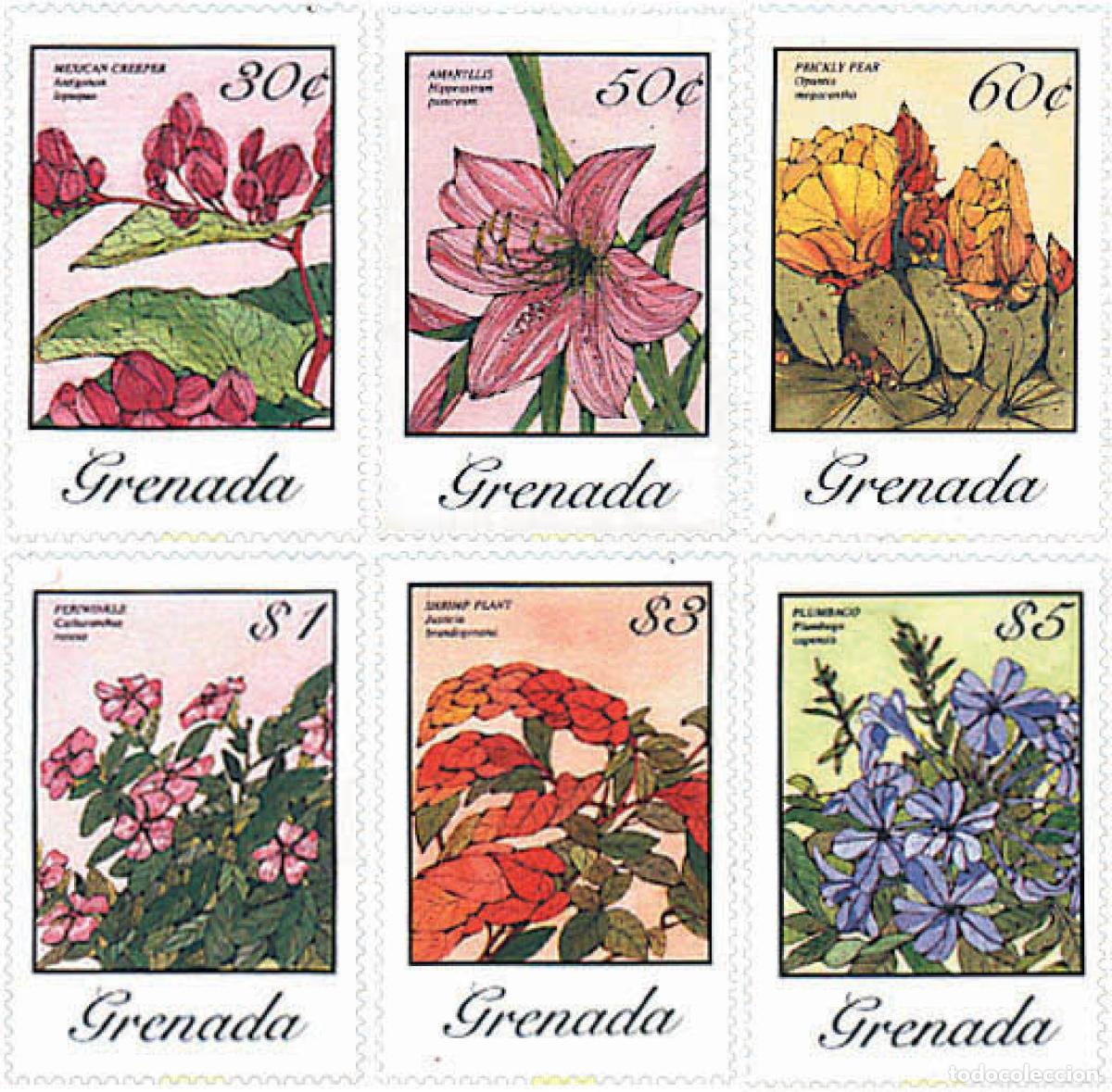 Sellos: 319118 MNH GRANADA 1985 FLORES