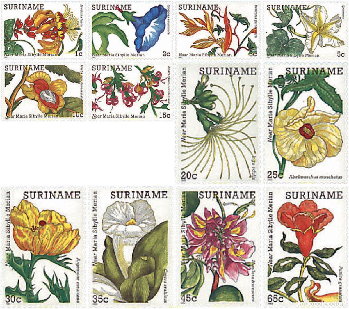 Sellos: 95963 MNH SURINAM 1983 FLORES
