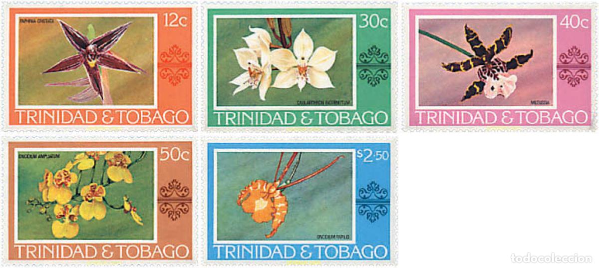Sellos: 92315 MNH TRINIDAD Y TOBAGO 1978 ORQUIDEAS