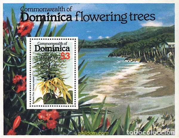 Francobolli: 83751 MNH DOMINICA 1979 FLORES DE ARBOLES