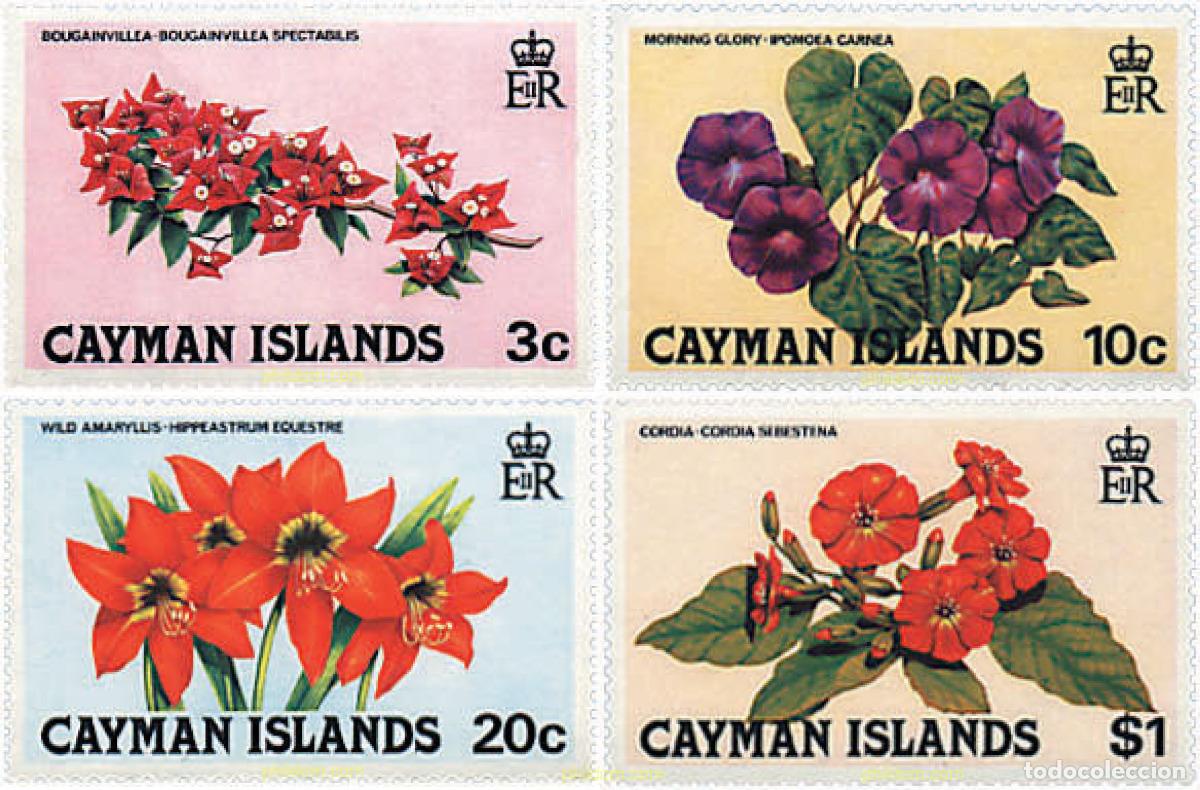Sellos: 82085 MNH CAIMAN Islas 1981 FLORES - Foto 1