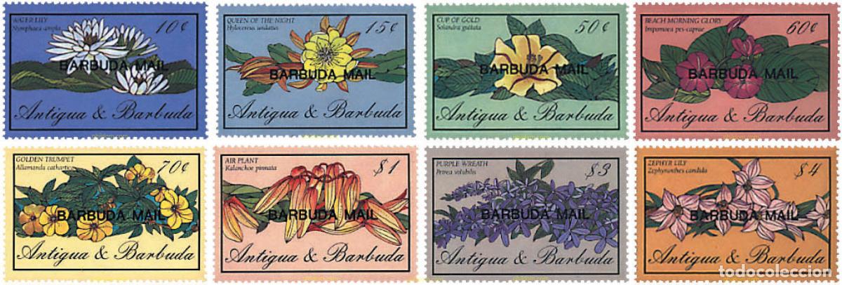 Sellos: 96728 MNH BARBUDA 1986 FLORES - Foto 1