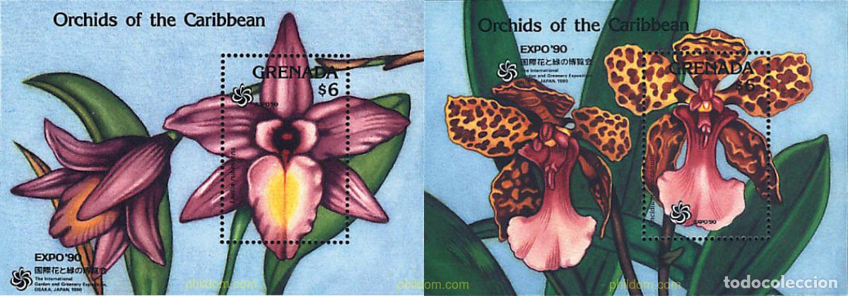 Sellos: 91369 MNH GRANADA 1990 EXPO 90. EXPOSICION UNIVERSAL DE JARDINES Y ESPACIOS VERDES DE OSAKA