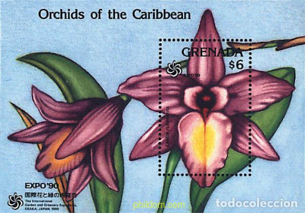 Sellos: 319328 MNH GRANADA 1990 EXPO 90. EXPOSICION UNIVERSAL DE JARDINES Y ESPACIOS VERDES DE OSAKA