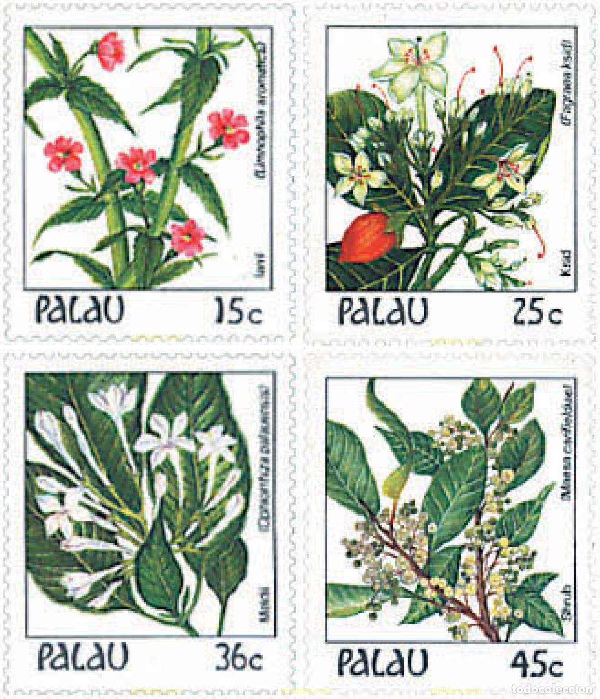 Sellos: 94080 MNH PALAU 1988 FLORES