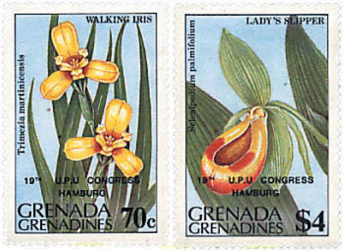 Sellos: 91465 MNH GRANADA GRANADINAS 1984 19 CONGRESO DE LA UPU EN HAMBURGO