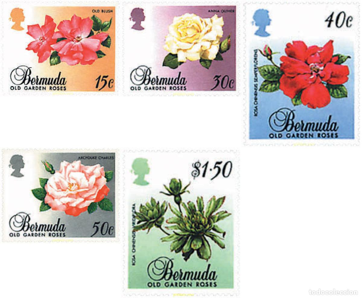 Sellos: 96024 MNH BERMUDAS 1988 ROSAS - Foto 1