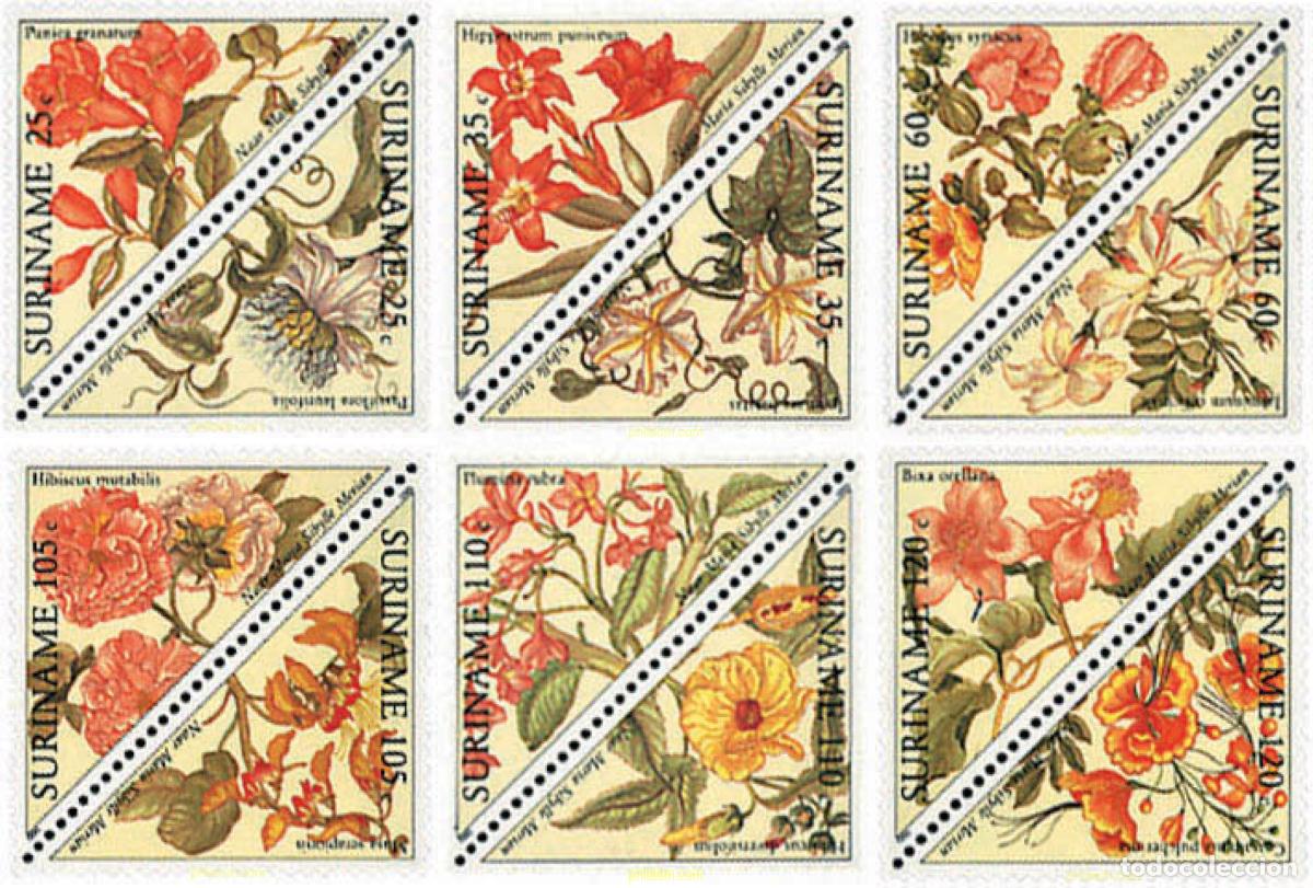 Sellos: 4977 MNH SURINAM 1990 FLORES - Foto 1
