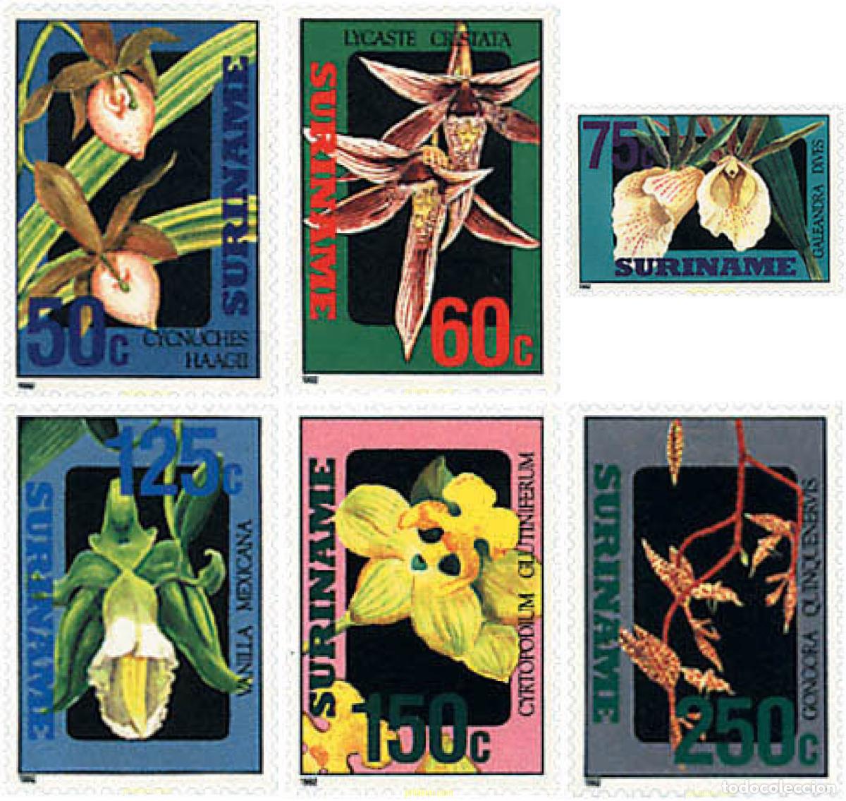 Sellos: 93789 MNH SURINAM 1992 ORQUIDEAS - Foto 1