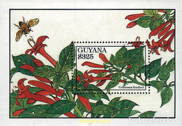 Sellos: 321421 MNH GUYANA 1994 FLORES DE SUDAMERICA