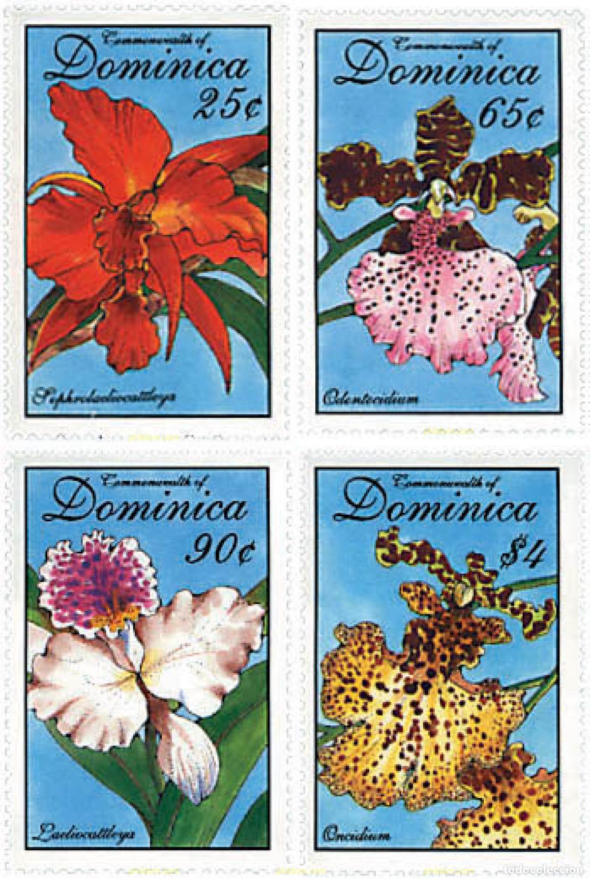 Sellos: 290071 MNH DOMINICA 1994 ORQUIDEAS