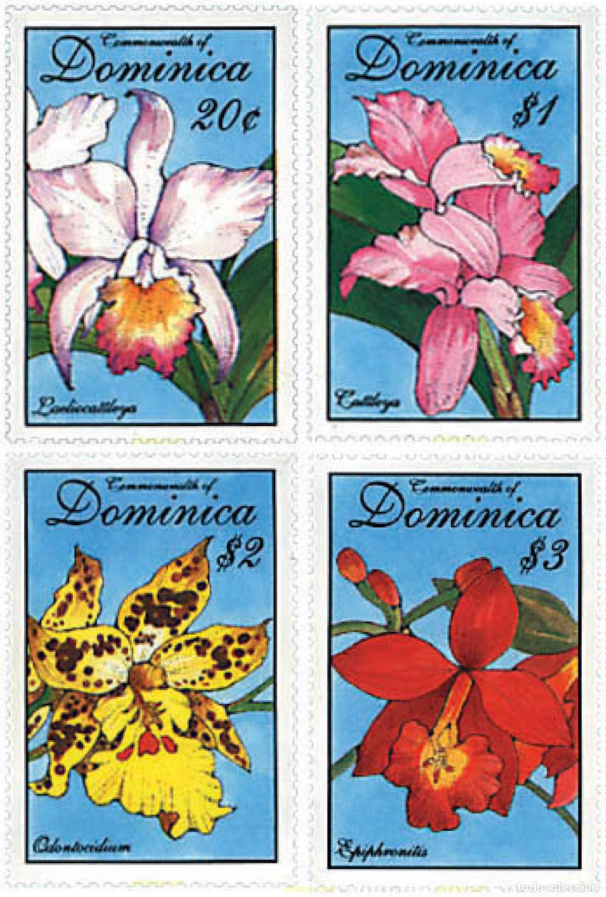 Sellos: 294844 MNH DOMINICA 1994 ORQUIDEAS