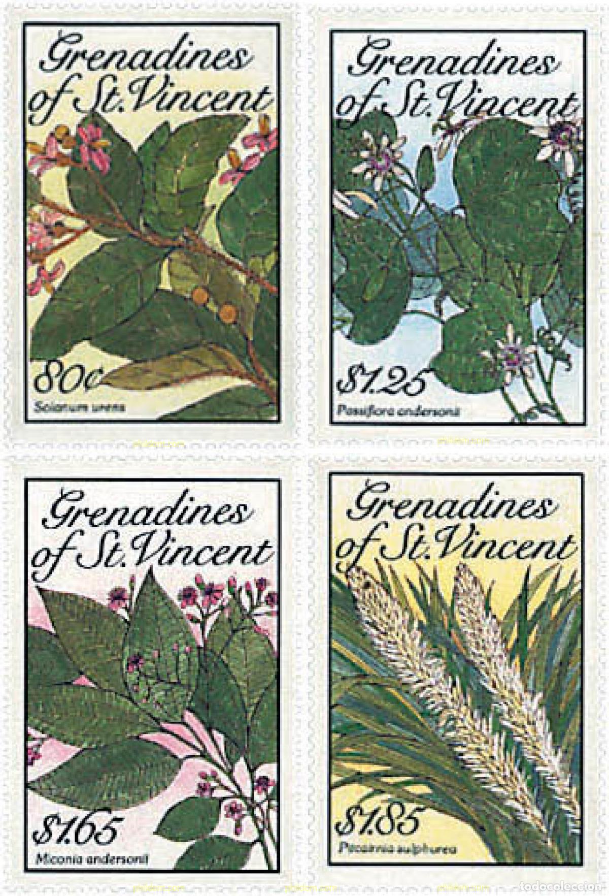 Sellos: 91636 MNH SAN VICENTE GRANADINAS 1989 FLORA