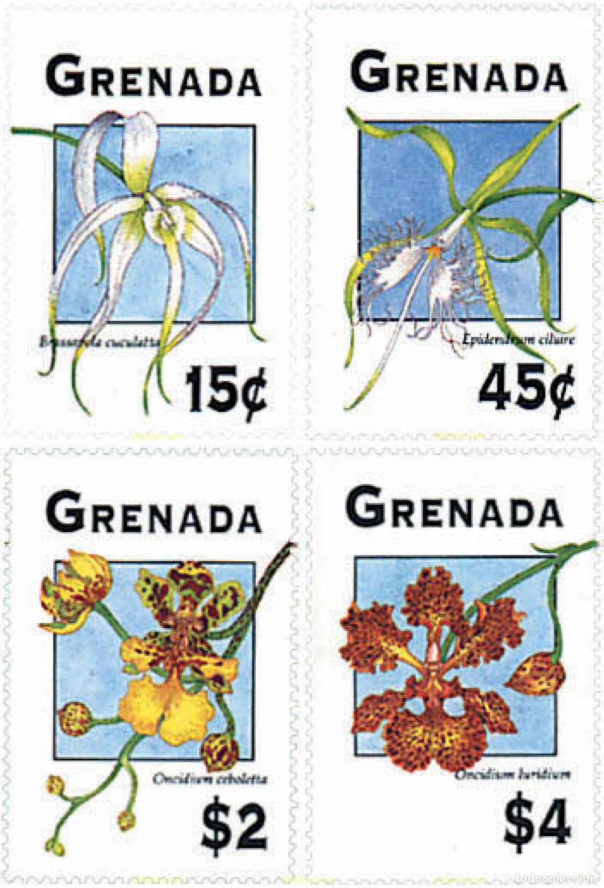 Sellos: 290094 MNH GRANADA 1994 ORQUIDEAS - Foto 1
