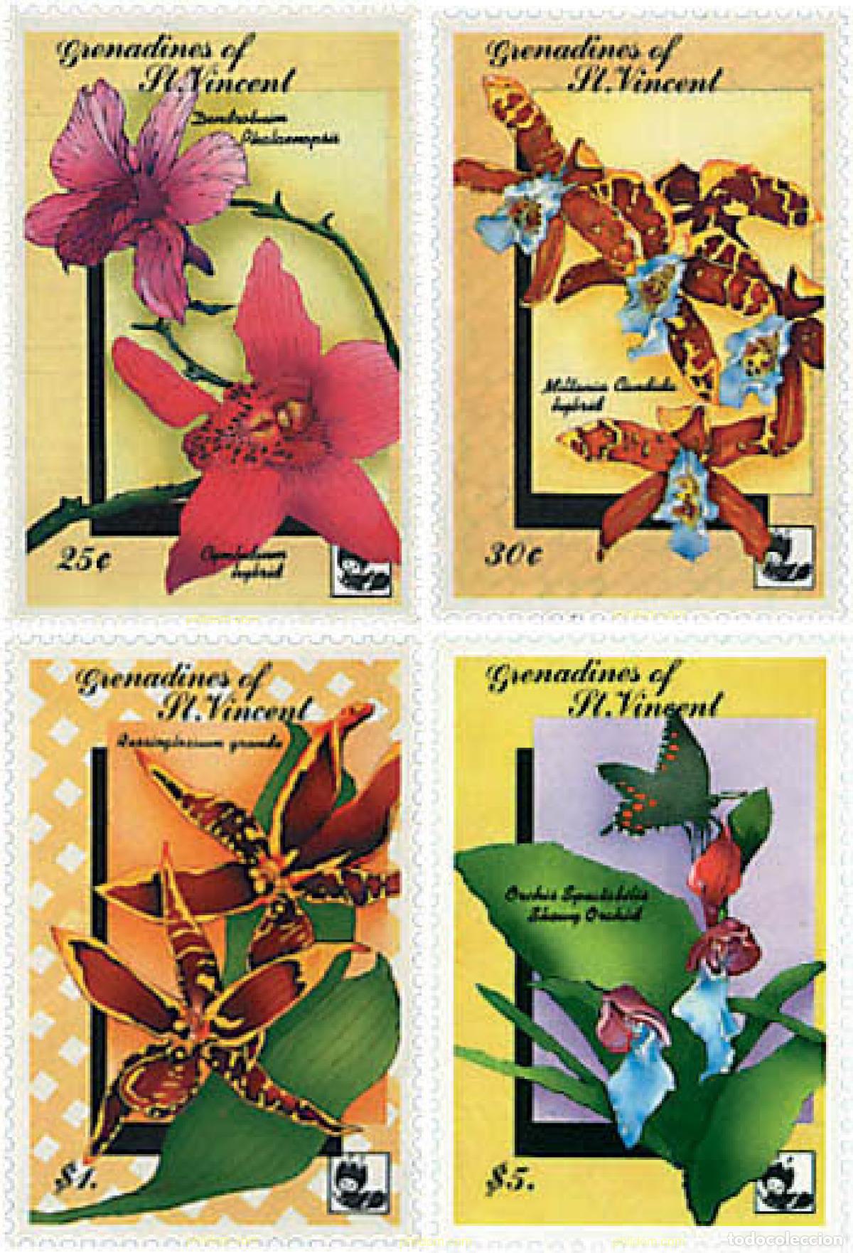 Sellos: 300744 MNH SAN VICENTE GRANADINAS 1990 EXPOSICION INTERNACIONAL DE HORTICULTURA