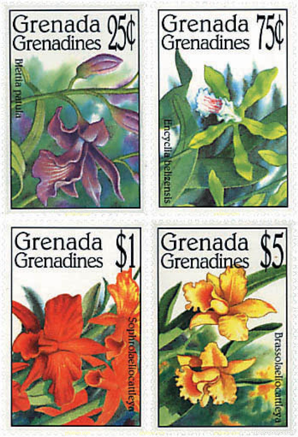 Sellos: 290104 MNH GRANADA GRANADINAS 1994 ORQUIDEAS