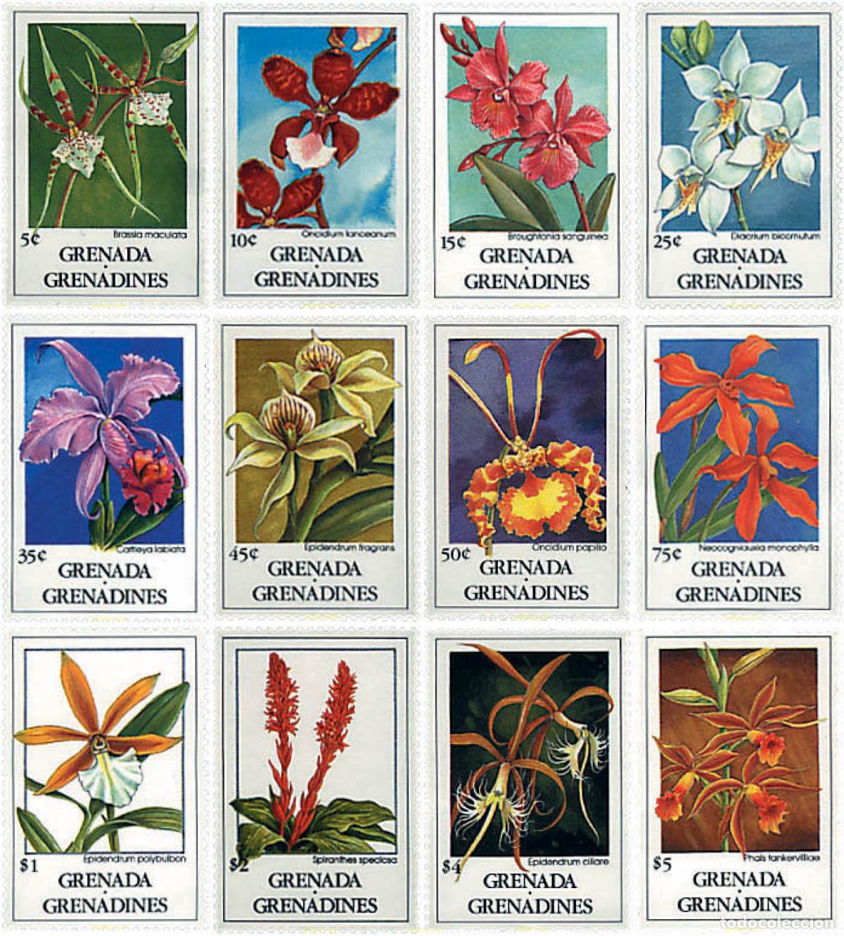 Sellos: 300746 MNH GRANADA GRANADINAS 1991 ORQUIDEAS