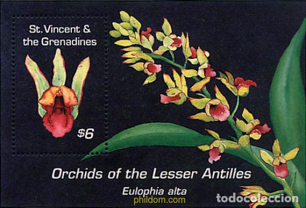 Sellos: 360410 MNH SAN VICENTE 1994 ORQUIDEAS