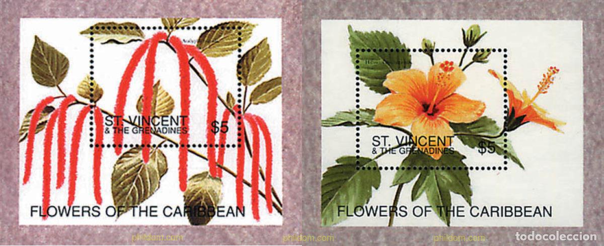 Sellos: 93232 MNH SAN VICENTE 1996 FLORES DEL CARIBE